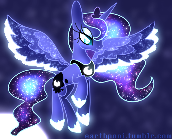 earthponi:  Luna Screencap Redraw! 
