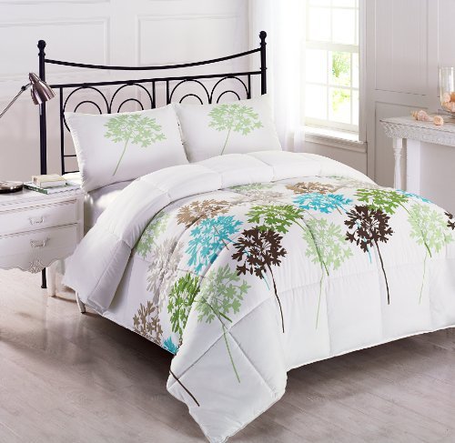 Black queen size comforter set