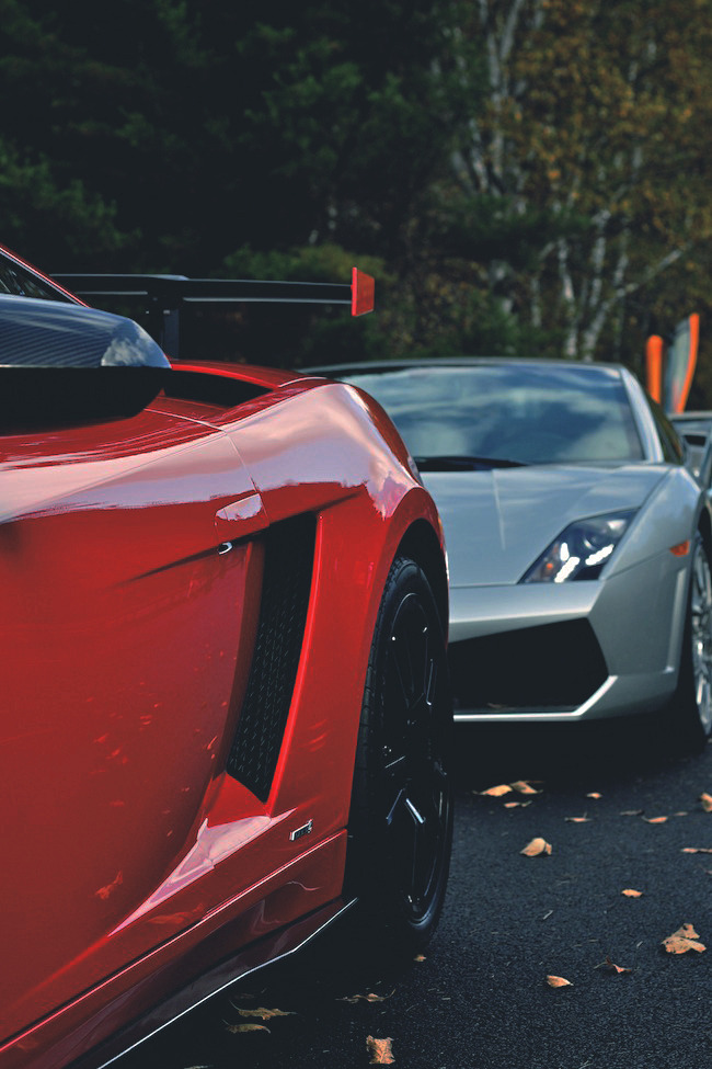 artoftheautomobile:  Lamborghini Gallardo STS &amp; LP 550-2 via gearpatrol