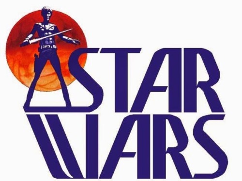 Logo and poster designs for Star Wars (1977). By Ralph McQuarrie.