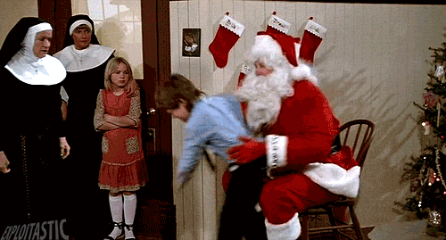cultandtrash:  Last time I sat on Santa’s lap…