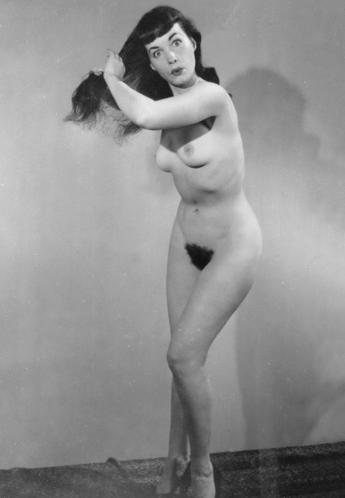 XXX furlover64:  Some classic hairy Bettie Page. photo