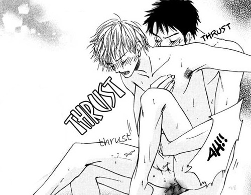 Edi's reading yaoi