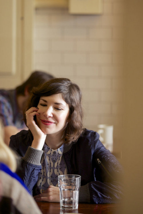 carrie&ndash;brownstein: Carrie Brownstein spent some time at a Northeast Portland coffee shop o