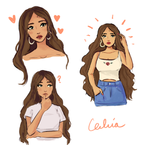 here’s more of my aleheather fanbaby celia since an anon requested