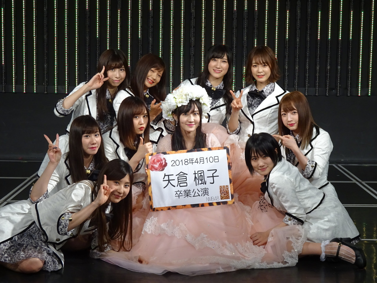 sayamirupost:180410 NMB48 Team BII - Yagura Fuuko graduation stage