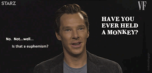 londoncallingsigh:Benedict Cumberbatch Answers 22 Rapid-Fire Questions in 128 Seconds (Vanity Fair)H