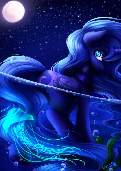 zodiacnicola:This is how I painted my recent luna drawing. If you have any questions on how I did this, please ask away~