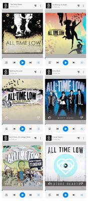 hesitantalien:  All Time Low album covers 2005 - 2015 