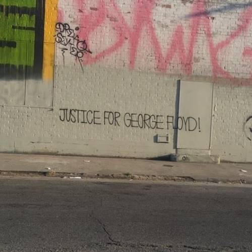 “Stop Racism! / Justice for George Floyd" Seen in Los Angeles, California