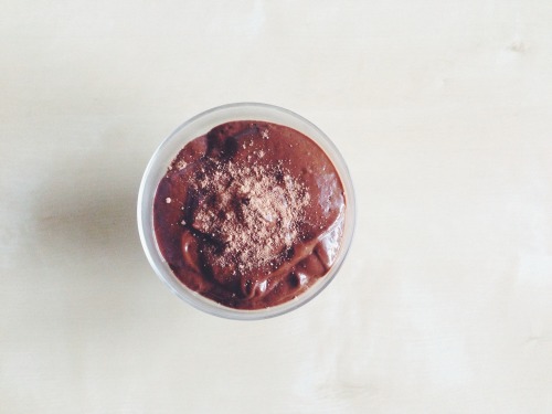 Chocolate Mousse One of my favourite things to whip up for a healthy treat. Its smooth, decadent and