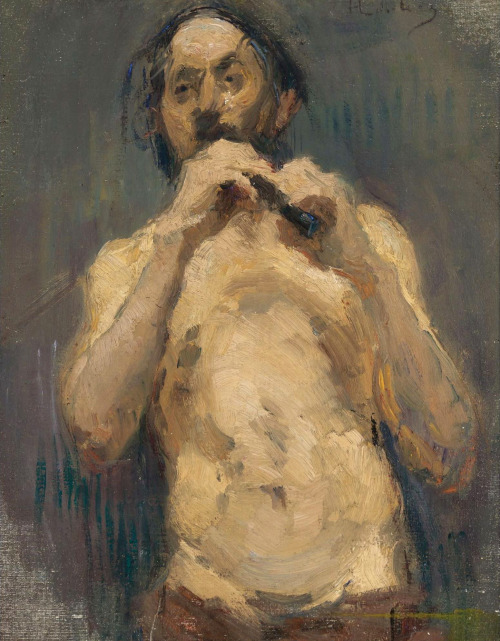 amare-habeo: Henri de Toulouse Lautrec (French, 1864 - 1901) The Flute Player, 1884 Oil on canvas via drakontomalloi  