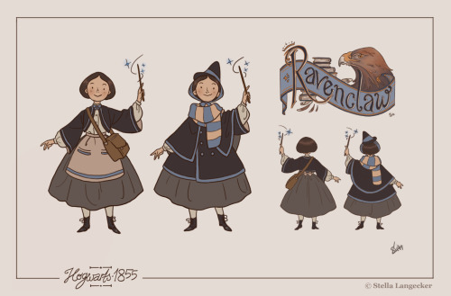sl-draws:What I think the Hogwarts uniform for witches in training would have looked like in the 185