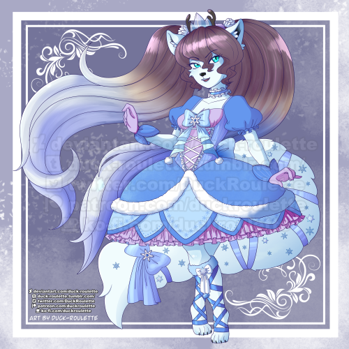 Iris As An Anthro Arctic Foxy /)o3o(\
