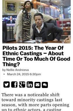 leftyrosenthal:keepitmovinshawty:bleached-vomit:POOR WHITE PEOPLE!!!! This year they had to put up with about 5 hit tv shows that were mostly filled with actors of color :( :( :( God their lives are so hard.   60+ years of white dominated tv and now a