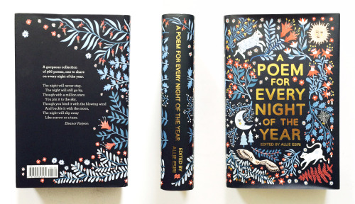 The book cover I did for Macmillan: A Poem for Every Night of the Year, Edited by Allie Esiri 