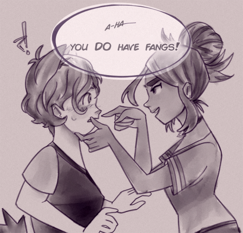 Queue The Moment Of Carmen Somehow Noticing Ivys Lil Sharp Cat Teefs And Bein Like You Have Fangs?? And