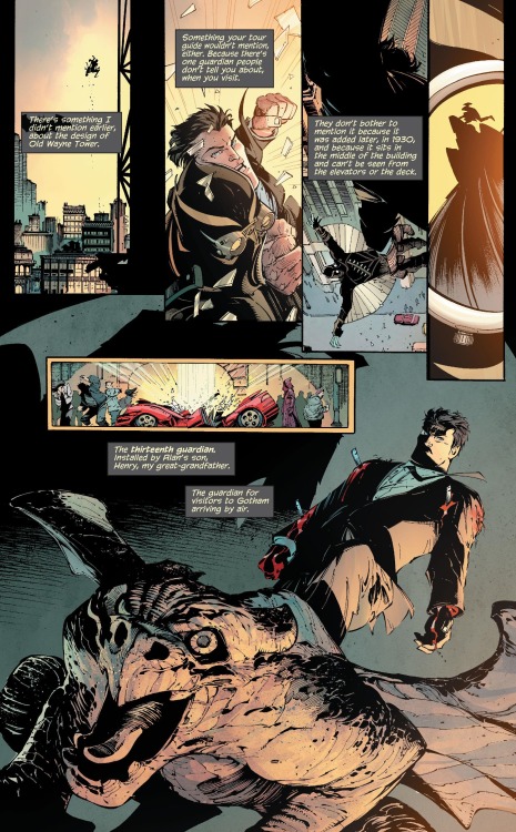 Batman vs. Talon.[from Batman (2011) #2]