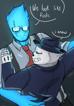 bonesandflames:  Grillby:… We gonna fall,