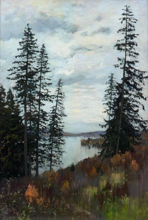 artist-levitan:In the North, 1896, Isaac