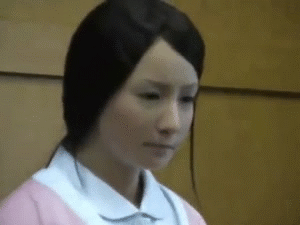 the-promised-wlan:  A realistic female android known as Geminoid F (aka Actroid F),
