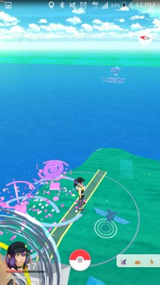 jemthecrystalgem:  moriartystayingalive:  moriartystayingalive:  moriartystayingalive:  moriartystayingalive:  moriartystayingalive:  Um… how the fuck is there a lure on an unreachable pokestop? Like, I’m watching this thing, and there are no boats