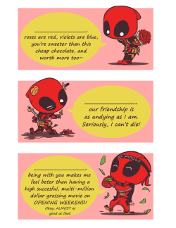monkeysketches:  Deadpool Valentine’s Day