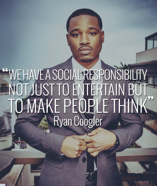 EXCITING NEWS: RyanCoogler, Award Winning Writer/Director of Fruitvale Station and Creed, isTaking O