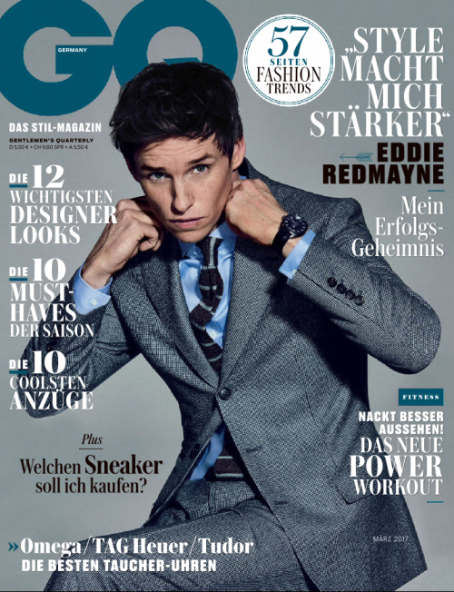 eddie-redmayne-italian-blog: Not new pics but new Eddie Redmayne’s Cover and Article on GQ Ger