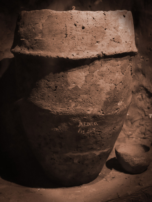 Bronze Age Pots Creative Photo Edits, East Riding Museum,  Hull,  June 2015.