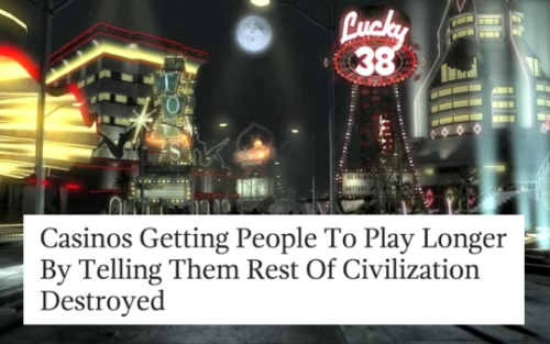 thevaultfalloutwiki: Fallout: New Vegas + Onion headlines