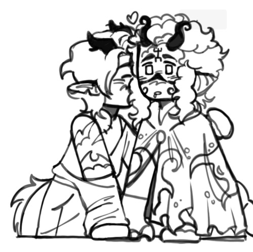 Some Silly Lil More Recent Doodles Of Adri, I Might Change The Fact That They Have Diff Color Eyes Later