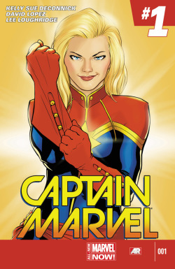 kellysue:  (via Marvel Debuts ‘Captain Marvel’ #1 Covers From David Lopez) 