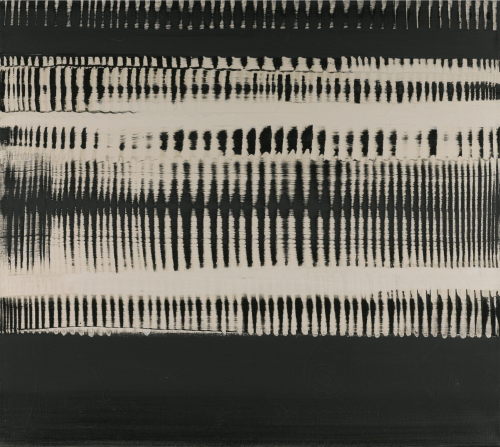 ochyming:  Heinz Mack  German, b. 1931. UNTITLED, 1960-1961 Oil on canvas   80.6 x 90.4 cm. | 31 ½ x 35 5/8 in.