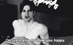 heartingboyz:   ohkinney:  &ldquo;You. You make me happy.&rdquo;  Love is beautiful 
