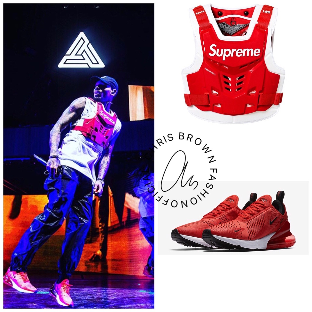 SPOTTED: Chris Brown Rocks Supreme Tracksuit & Sacai LDWaffle Sneakers –  PAUSE Online