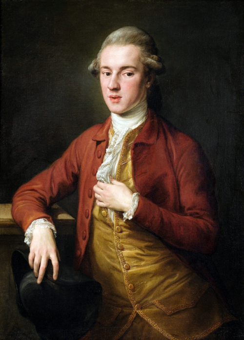 Pompeo Batoni (1708-1787):Portrait of a gentleman. 1779.
