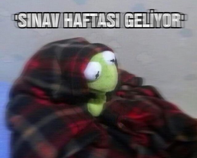 "SINAV HAFTASI GELİYOR"