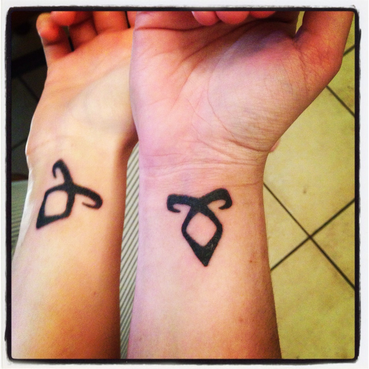 angelic rune tattoo