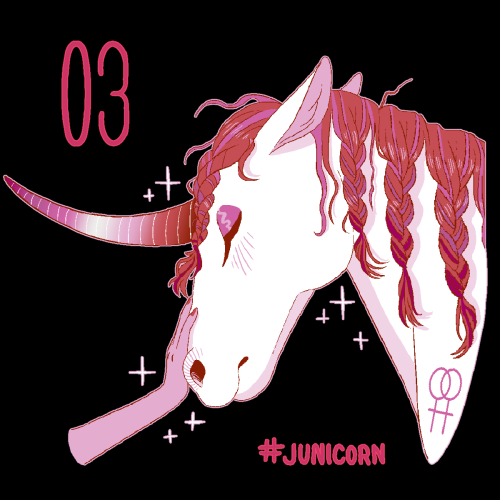 Junicorn/Pride Redraw (Left: 2021 | Right: 2019) Decided to redraw my Junicorns from 2019 for Pride 