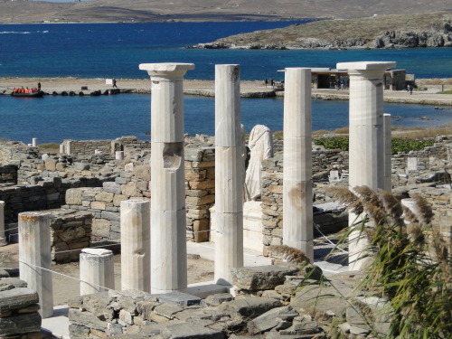 ancientart:The House of Cleopatra and Dioscorides. Located on the island of Delos, Greece. ”Cleopatr