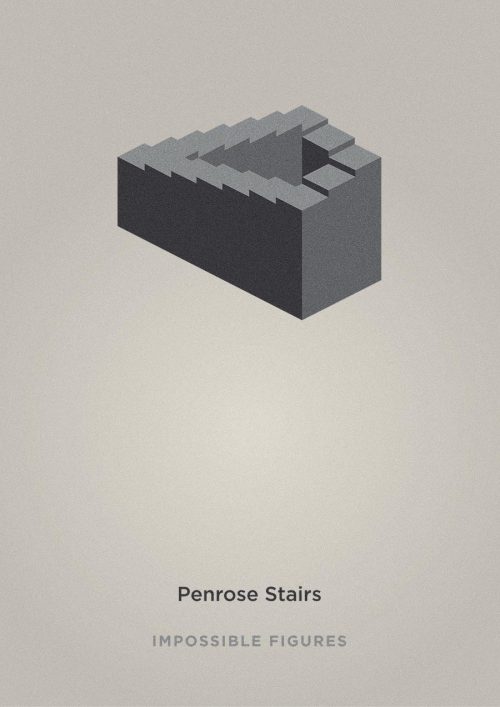 “Impossible Figures” Minimalist Posters by  Éric Le Tutour 