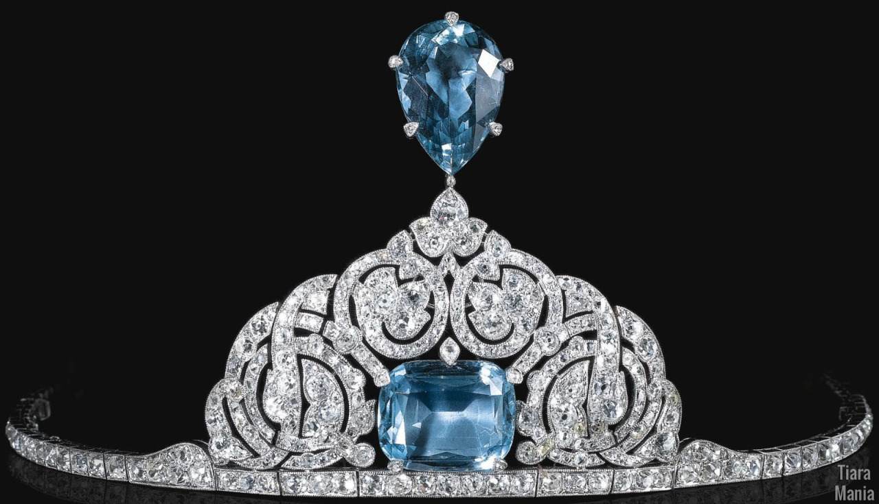 Princess Olga Paley’s acquamarine aigrette tiara, 1912