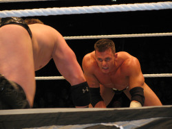 rwfan11:  Miz and Alex Riley … 2 sexy beasts about to fight over a bone!  I&rsquo;d sure love to see them fight over another &ldquo;bone&rdquo; I sure this isn&rsquo;t the first time they have fought over one. ;)