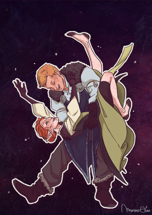 serpentsshipmate: ・ﾟ: *✧・ﾟ:* *:・ﾟ Dance with the stars!  ・ﾟ: *✧・ﾟ:* *:・ﾟ Dragon Age sweethearts. Nyr