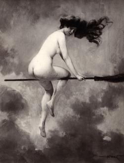 vintagegal:  Départ pour le Sabbat by Albert Joseph Pénot, 1910 