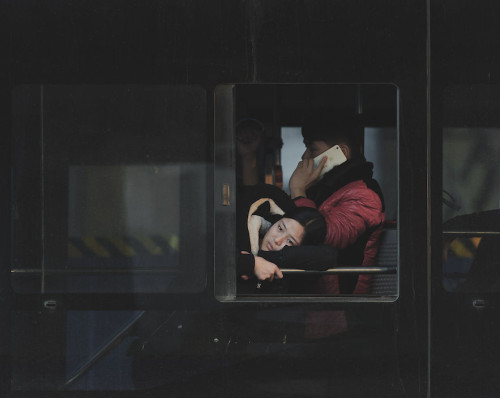 archatlas:  Moments of Life Captured on the Bus    Zhang Jia Wu captures his images almost exclusively on the bus as people let their minds and expressions wander. What makes Zhang’s photos so compelling is that each seems to show a moment rife with