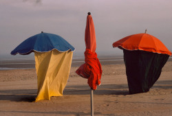 unearthedviews:  FRANCE. Normandy. Wimmereux beach. 1981.  