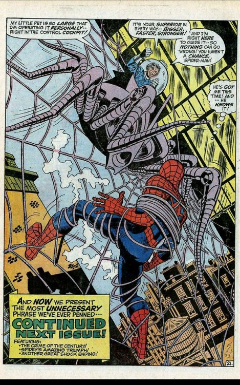 197203 Amazing Spider-Man #106 – Page 30 My eyes sure went bug-eye seeing this splash page