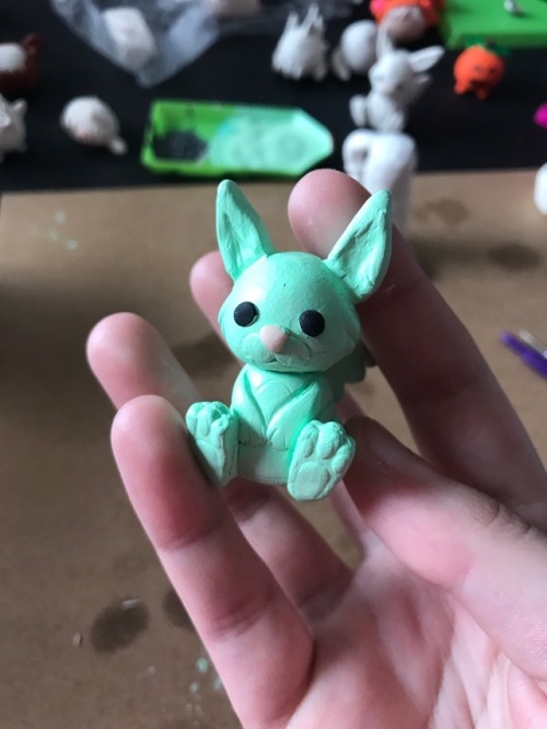 Flying Mint Bunny